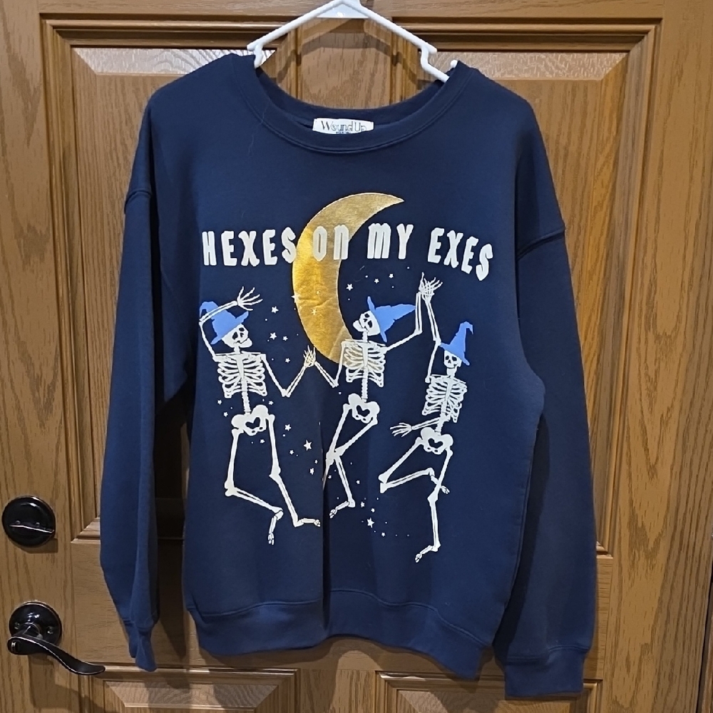 Hexes On My Exes Sweatshirt Size Large